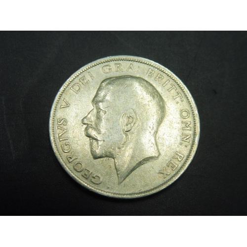 347 - George V Silver 1916 Half Crown