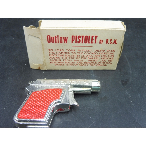 72 - Vintage Cap Pistol Special Agent Lone Star Toy Gun in original Box