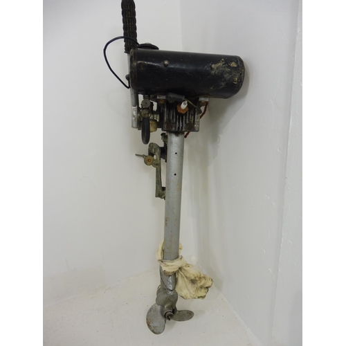 94 - British Seagull 40HP Outboard with Brass tank (working)