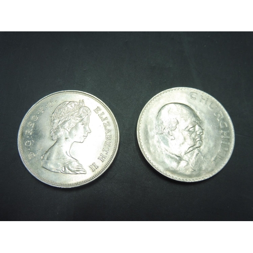 310 - Two Commemorative Coins to include 1965 Churchill and 1981 The Prince Of Wales and Lady Diana Spence... 