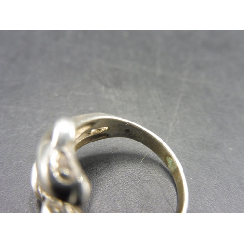 323 - Silver 925 Dolphin Ring