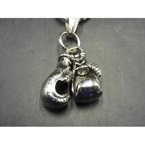 360 - Boxing Glove Pendant and Chain