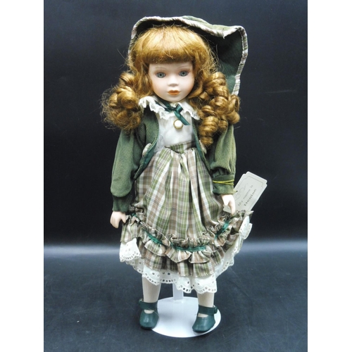 192 - Leonardo Porcelain Doll Boxed (16