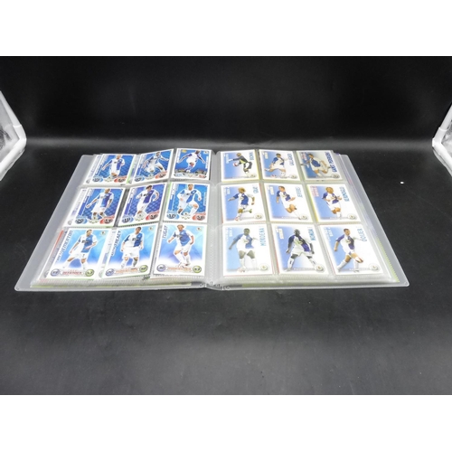 215 - Folder containing Approx. 400 Blackburn Rovers and Bolton Wanderers Trade Cards