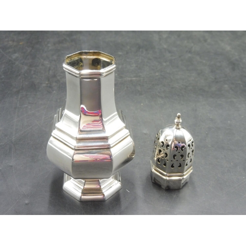 478 - English Silver plate Sugar Shaker Made by J.T & Co 6.5