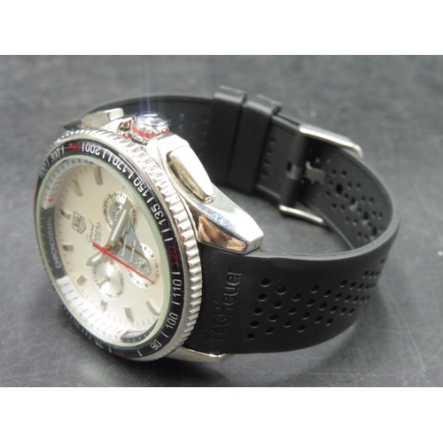 479 - Tag Heuer Grand Carrera Calibre Kinetic Watch with Rubber strap (Unauthenticated / Presumed Replica)