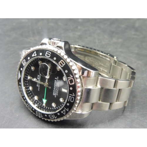 503 - Rolex Oyster Perpetual Date GMT-MASTER II Wrist Watch (Working when tested) Unauthenticated / Presum... 