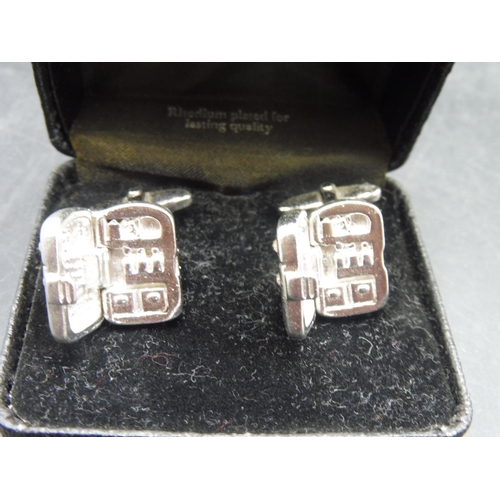 558 - Pair of Fridge Themed Cuff Links in presentation case