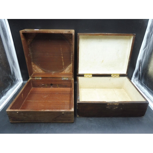 699 - Two vintage Wooden Boxes