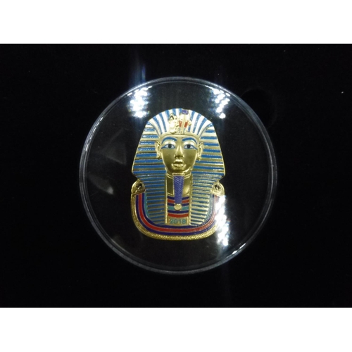 391a - The Legacy of Egypt Tutankhamun Coin in presentation case and Paperwork