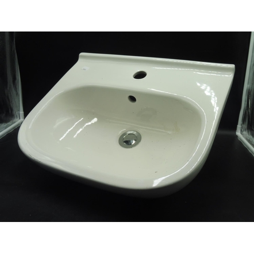 715 - New Ceramic wash Basin with waste plug