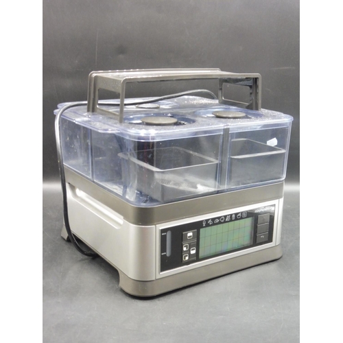 724 - Morphy Richards 4 Section Digital Steamer