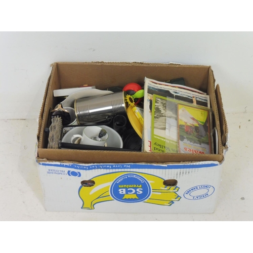 765 - Mixed Lot includes Magazines, Torch, Plates and More