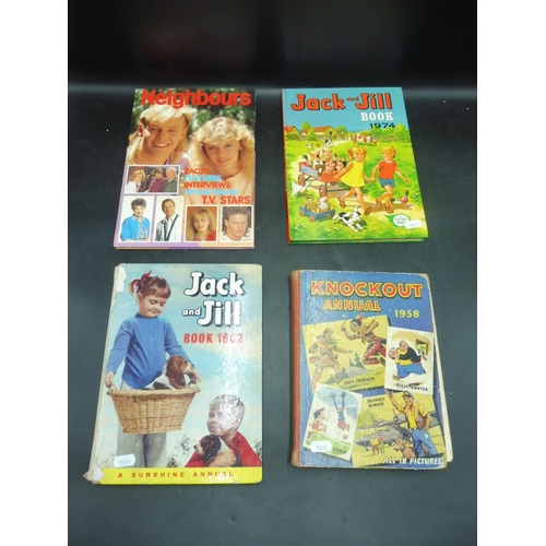 779 - Selection of Children's Annuals including Knockout from 1958