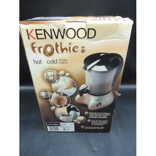 805 - Boxed Kenwood Frothie Hot or Cold  Drinks Maker with 30 Recipe Booklet inside (New item)