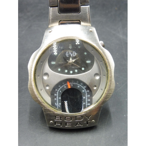 490 - Net Work Body Heat Watch (working when tested)