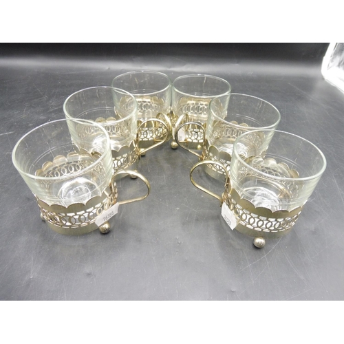 121 - Six Duralex Coffee Glasses