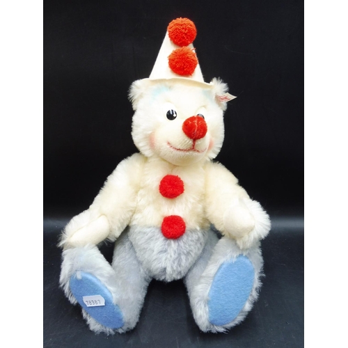 4 - Steiff Clown Teddy Bear No 00802/2000 Limited Edition with Ear Tag in Left Ear 14.5