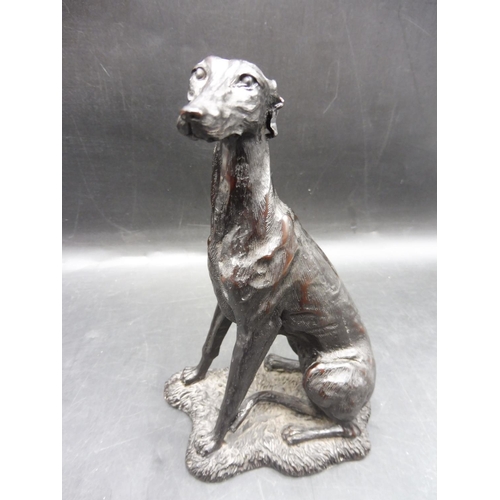 57 - Figurine of Seated Greyhound (7