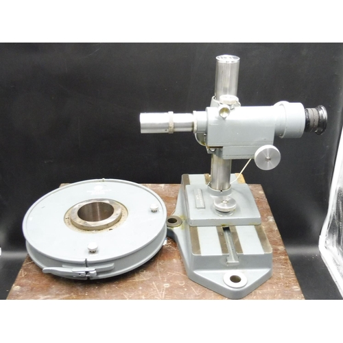 219 - Hilger & Watts Circular Division Optical Tester Complete with Accessories and Wooden Storage Box