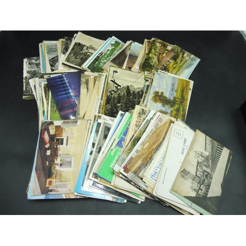 122 - Mixed Box of Vintage Post Cards approx 300