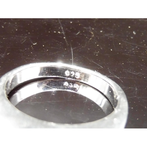 397 - Silver Plated 925 Ring (Size Q)