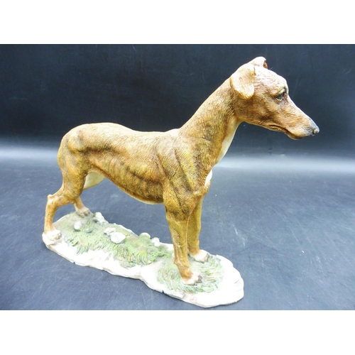 292 - Two Figurines of Greyhounds (Largest 13