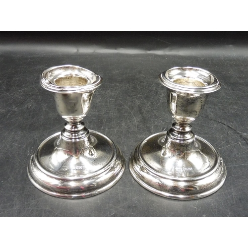 484 - Pair of Hallmarked London Silver Candlesticks