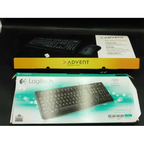 636 - Two Keyboards to include Logitech