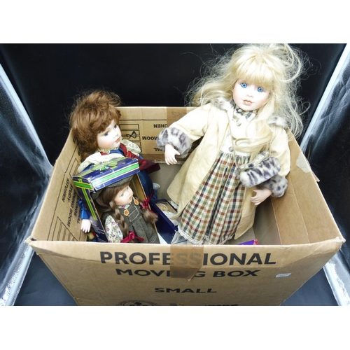 42 - Collection of Porcelain Dolls and Other