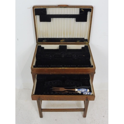 275 - Free Standing Cutlery Box with Drawer (approx. 20