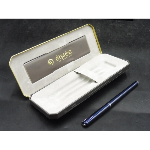 532 - Elysee Fountain Pen comes complete with Case and Paper Work