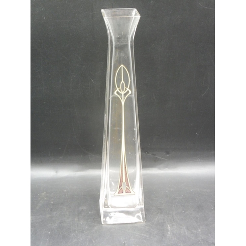 573 - Art Nouveau Glass Vase (11