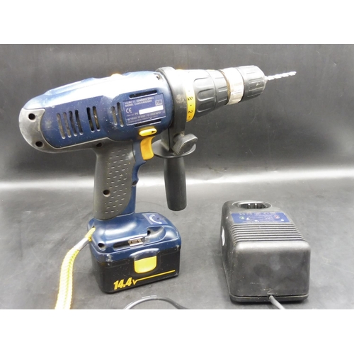 758 - Performance Pro 14.4v Drill and Charger (Untested)