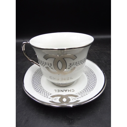 chanel coffee cup set