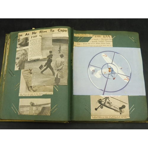 112 - 1937 Aircraft & Flying Related Scrap Book