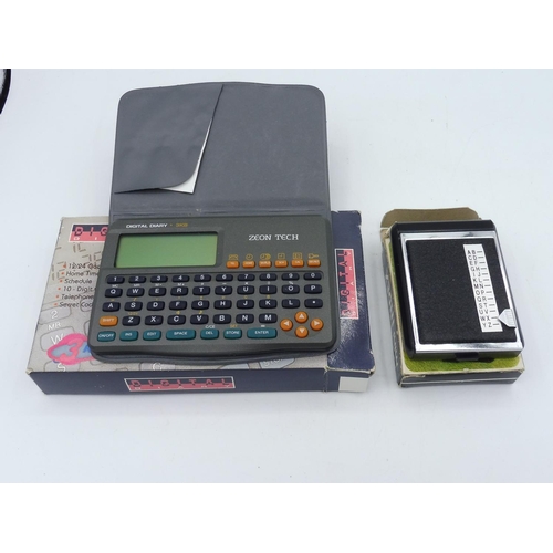 405 - Vintage Boxed Digital Diary & Boxed Mini Index