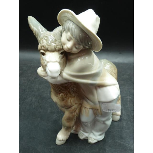 Lladro Figurine Retired, Lladro Figurine 1181 Platero and Marcelino, Boy  Hugging Donkey 7229, Collectible, Fine Art Porcelain Sculptures -   Canada