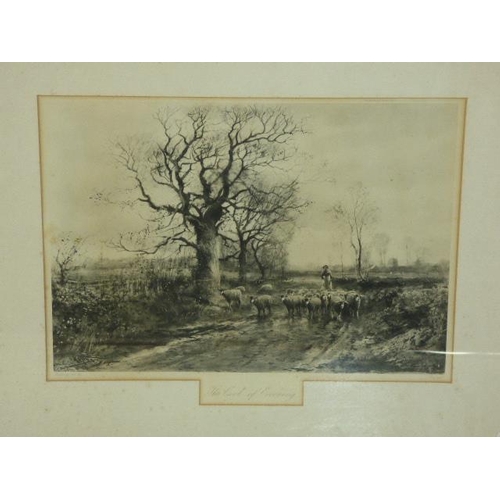 614 - Henry Charles Fox Framed and Glazed Print entitled The Cool of The Evening (33