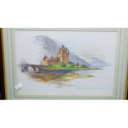 667 - Two Framed Pictures to include Watercolour by A. Metcalfe