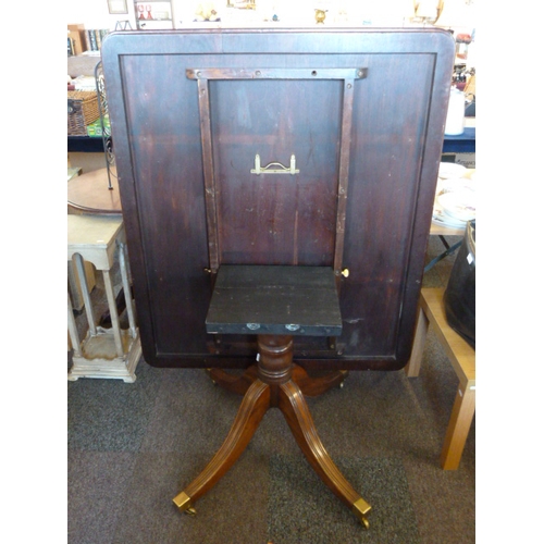 703 - Antique Tilt Top Dining Table