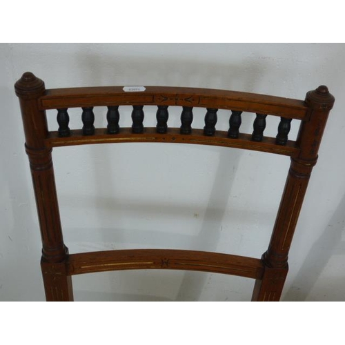 717 - Four Vintage Oak Dinning Chairs