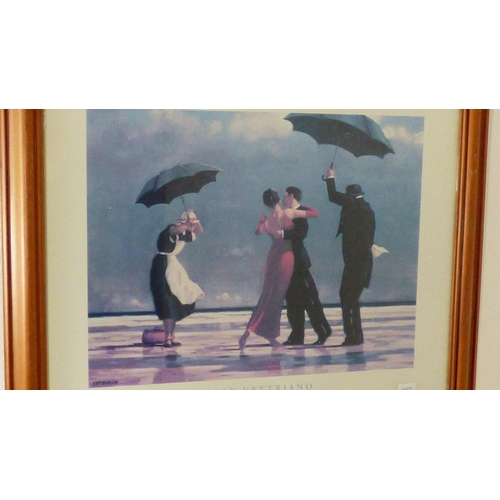 731 - A Framed Jack Vettriano Print 23 x 19