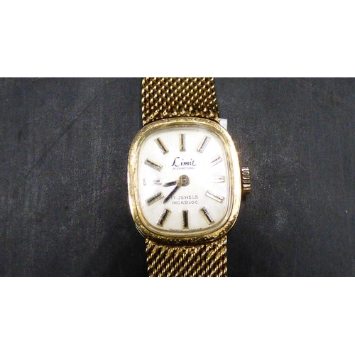 471 - Ingersoll Triumph Pocket Watch and Ladies Limit International 17 jewels Gold Tone Watch