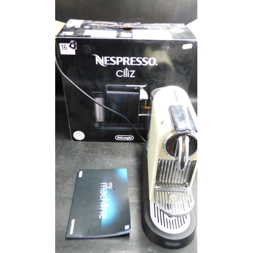 649 - DeLonghi Nespresso Clitz Coffee Machine in Original Box