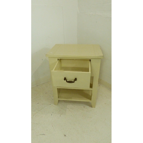 754 - Painted Pine Wooden Butchers Block approx. 30