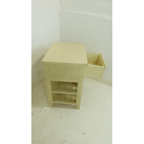 754 - Painted Pine Wooden Butchers Block approx. 30