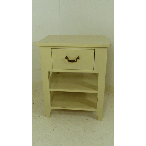 754 - Painted Pine Wooden Butchers Block approx. 30