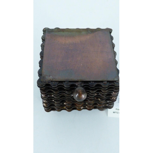 673 - New Fair Trade Bike Chain Trinket Box with Tag