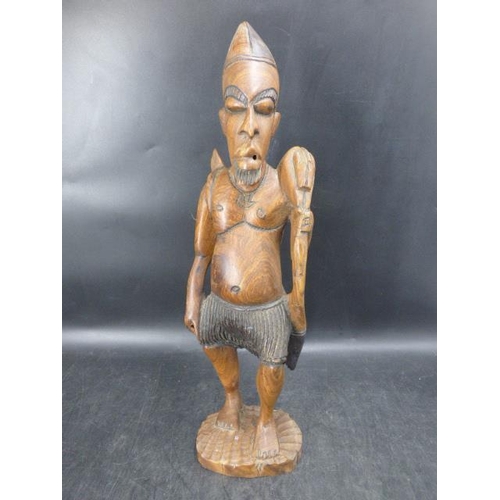 684 - Hand Carved Oriental Figure (18